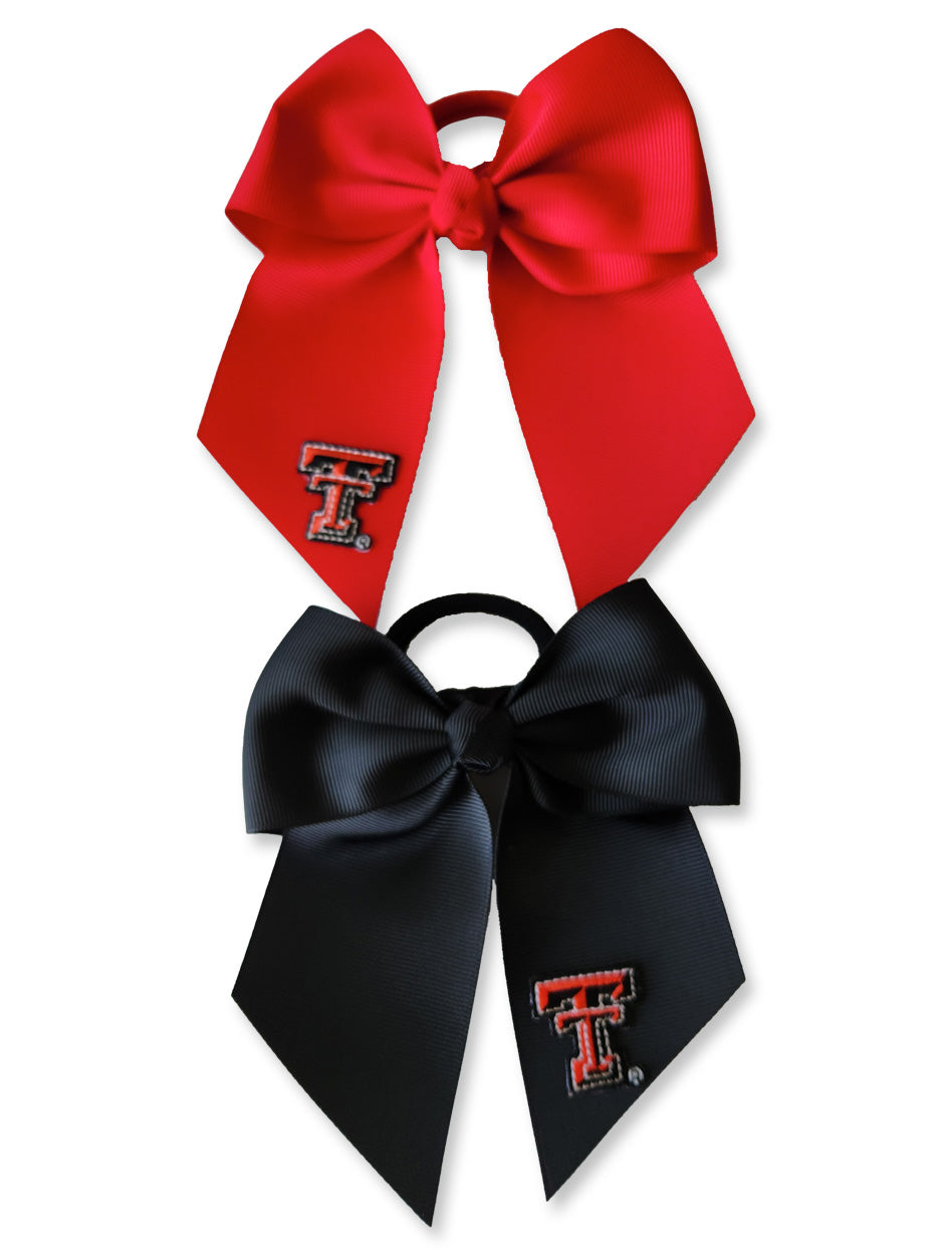 Texas Tech Red Raiders Double T Kids Cheer  Medium Bows