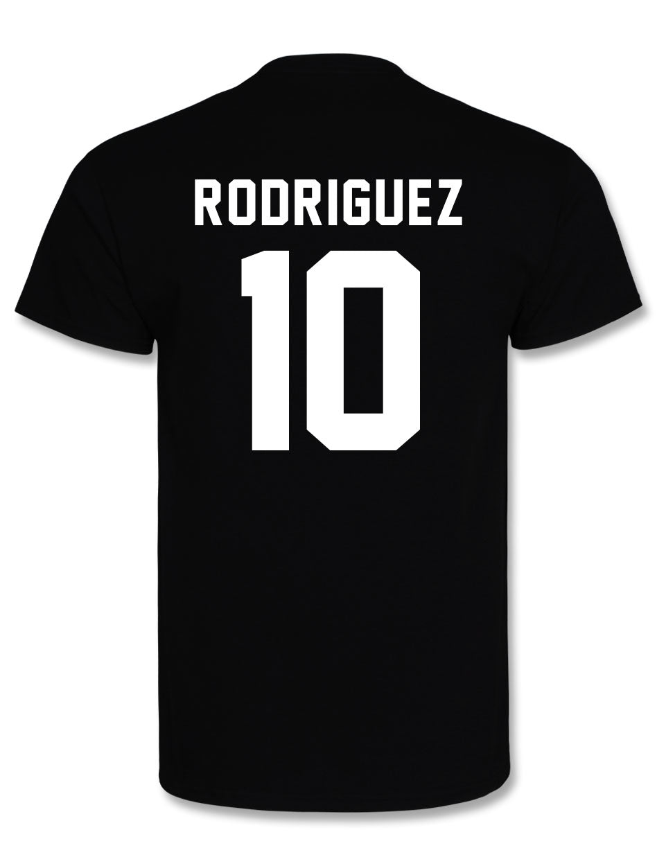 Texas Tech Official Football NIL "Fear the Stache" Jacob Rodriguez Short Sleeve T-Shirt