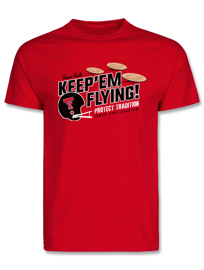 Texas Tech "Flour Bomb" Tortilla Red Short Sleeve T-Shirt