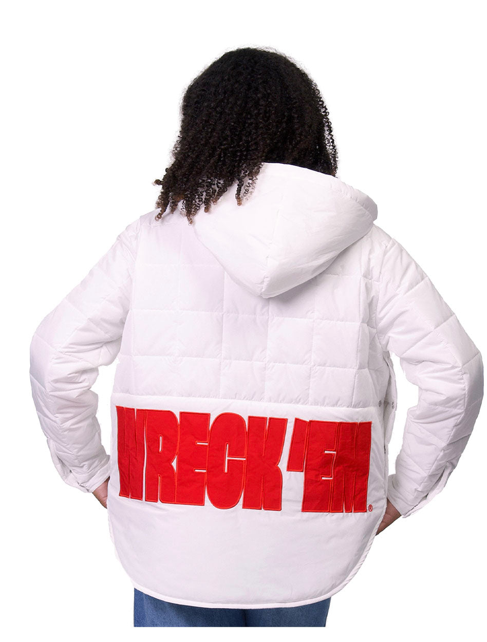 Lusso Texas Tech "Gwyn" Puffer Pullover