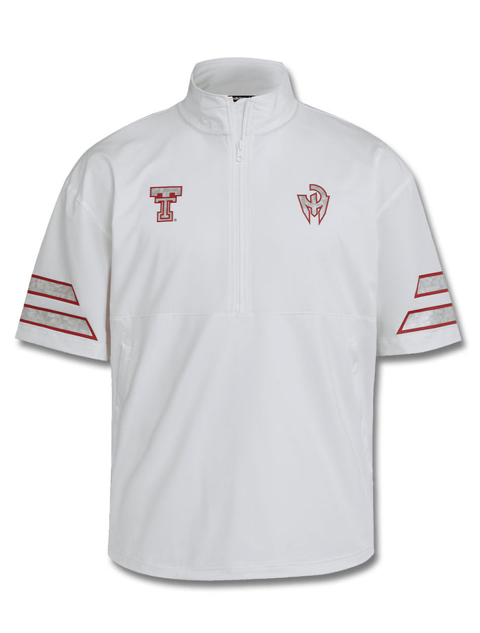 Adidas Texas Tech  Mahomes "TOO COLD" Short Sleeve Quarter Zip