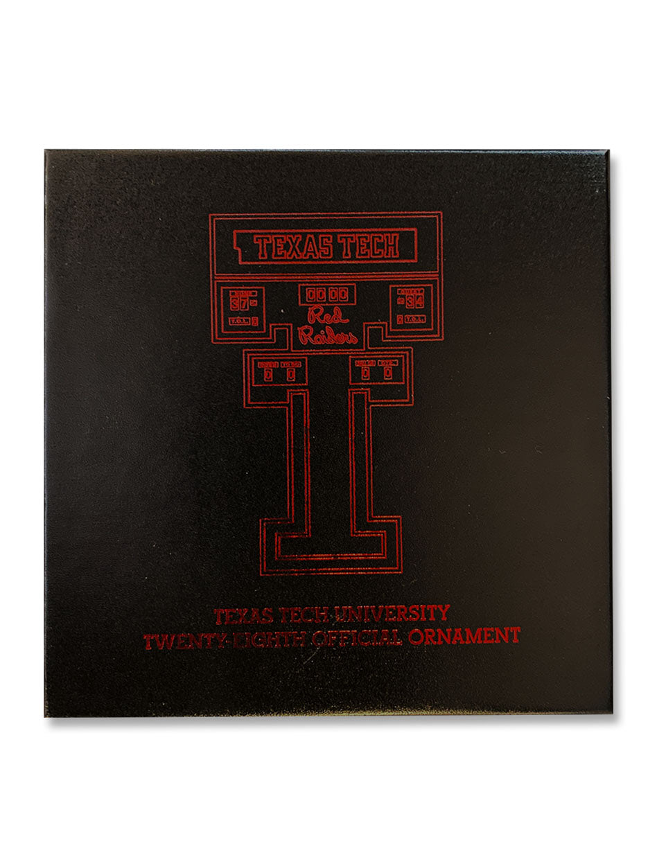 Texas Tech 2024 "Double T Scoreboard" Official Presidential Ornament