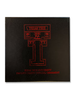Texas Tech 2024 "Double T Scoreboard" Official Presidential Ornament