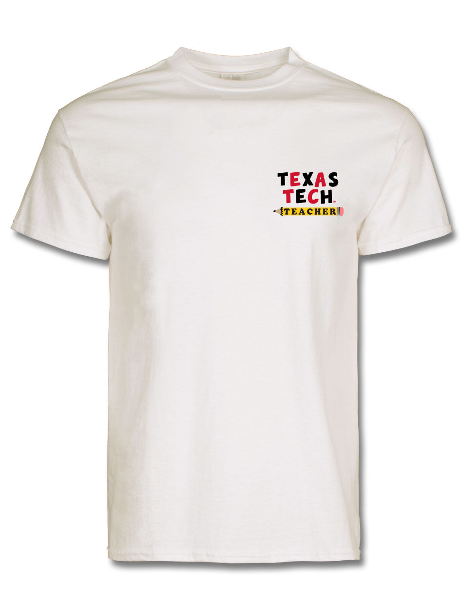 Texas Tech Red Raiders Teacher Ivory T-Shirt