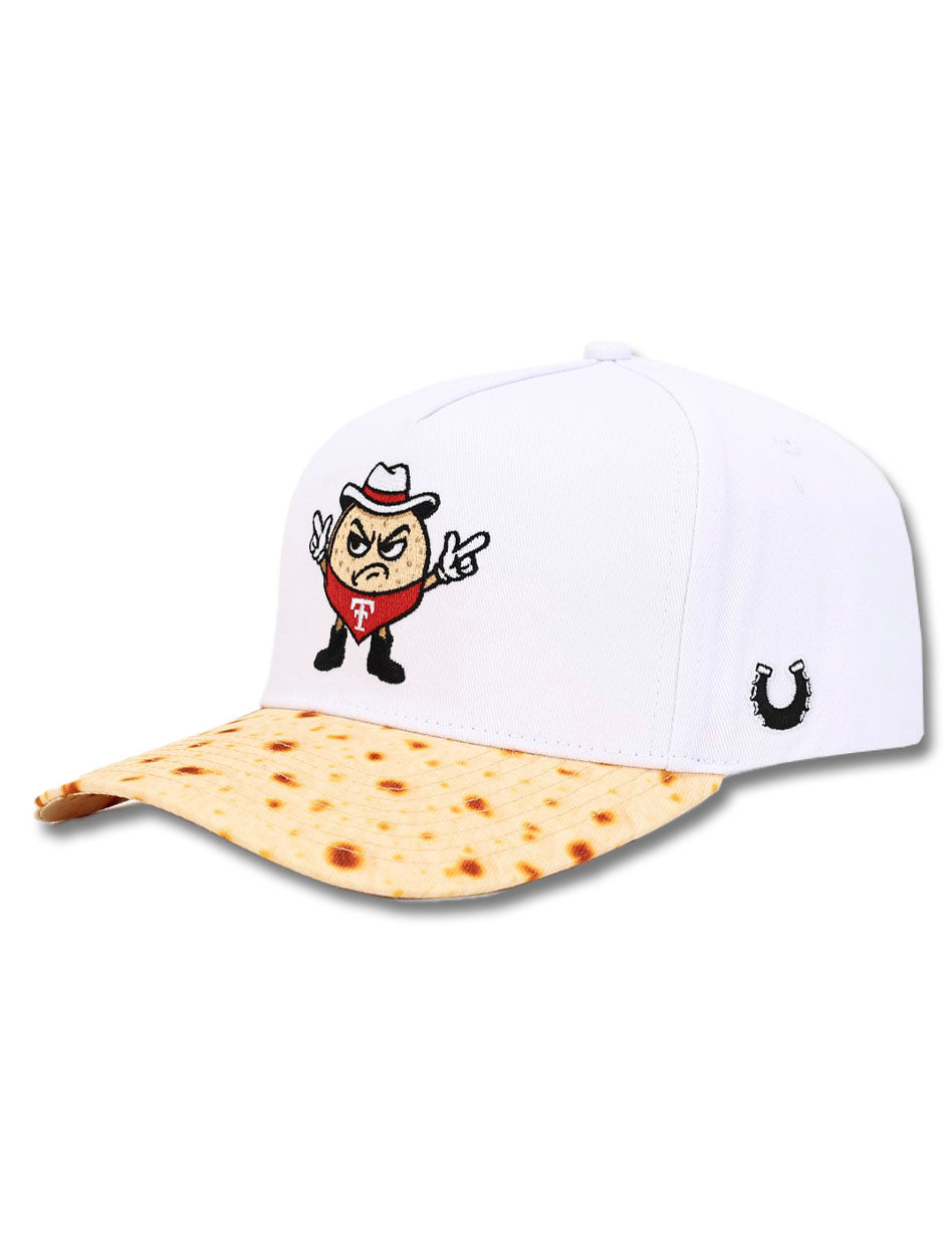 Texas Tech Dark Horse "El Tortillo" Tortilla Pattern Snapback Cap
