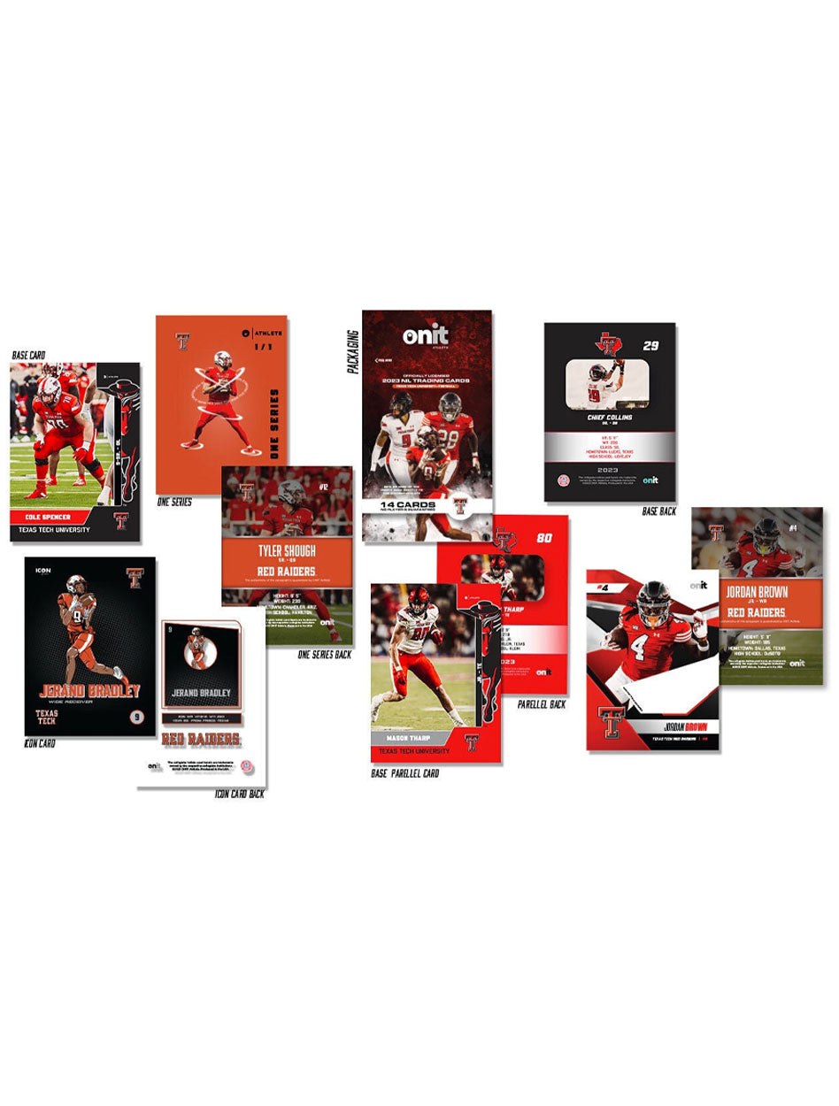 Texas Tech NIL Football 2023 Team Trading Card Series