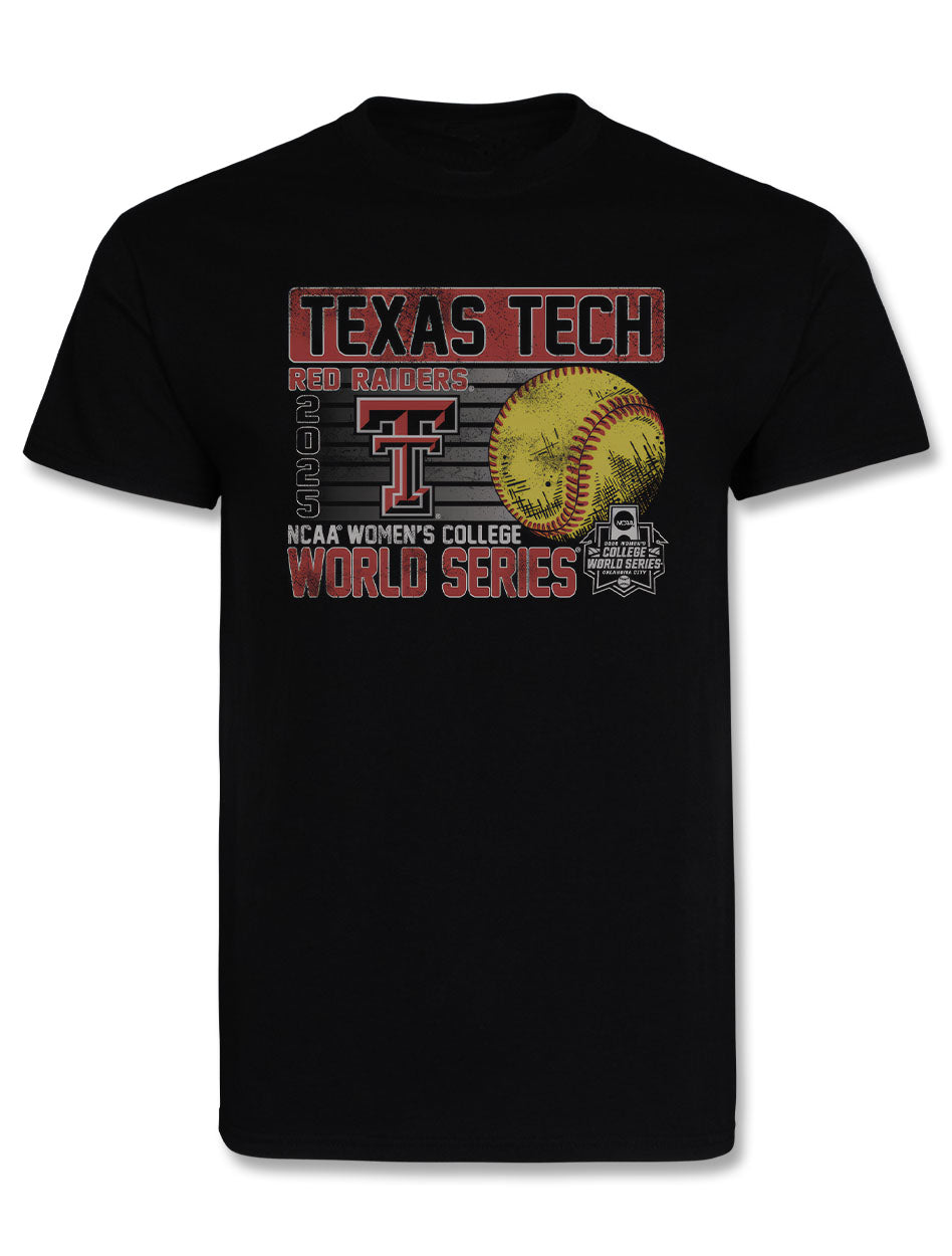 Texas Tech 2025 Softball College World Series "Throw Gas" T-Shirt