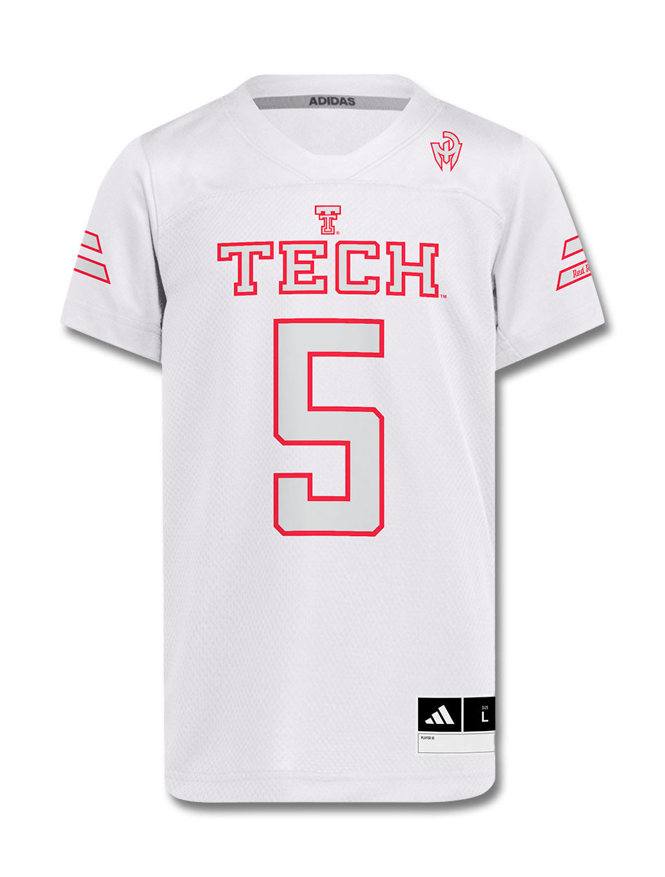 Adidas Texas Tech 2025 Mahomes YOUTH "TOO COLD" Jersey