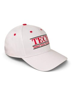 The Game Tech Bar on White Snapback Cap – Side view