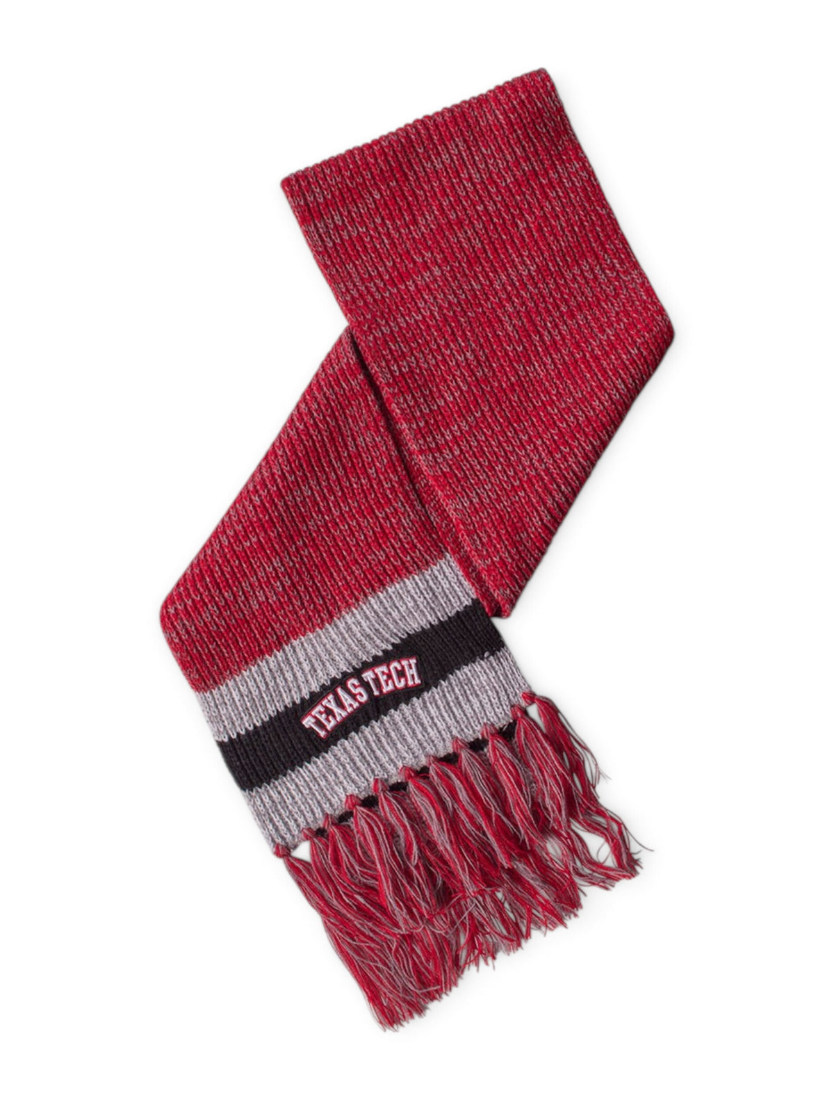 The Game Texas Tech Banded Crochet Scarf – Detail
