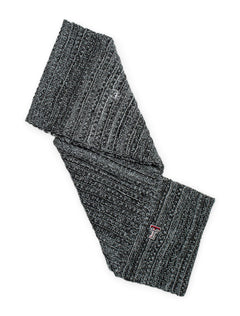 The Game Texas Tech Cable Knit Grey Infinity Scarf – Detail