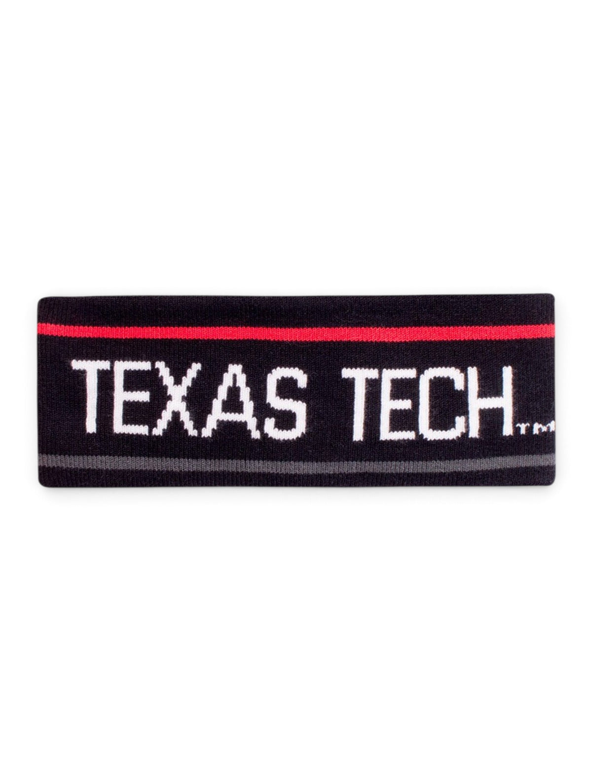 The Game Texas Tech "Loyal" Black Headband – Front view