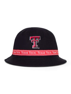 The Game Texas Tech TODDLER Bucket Hat – Black front view