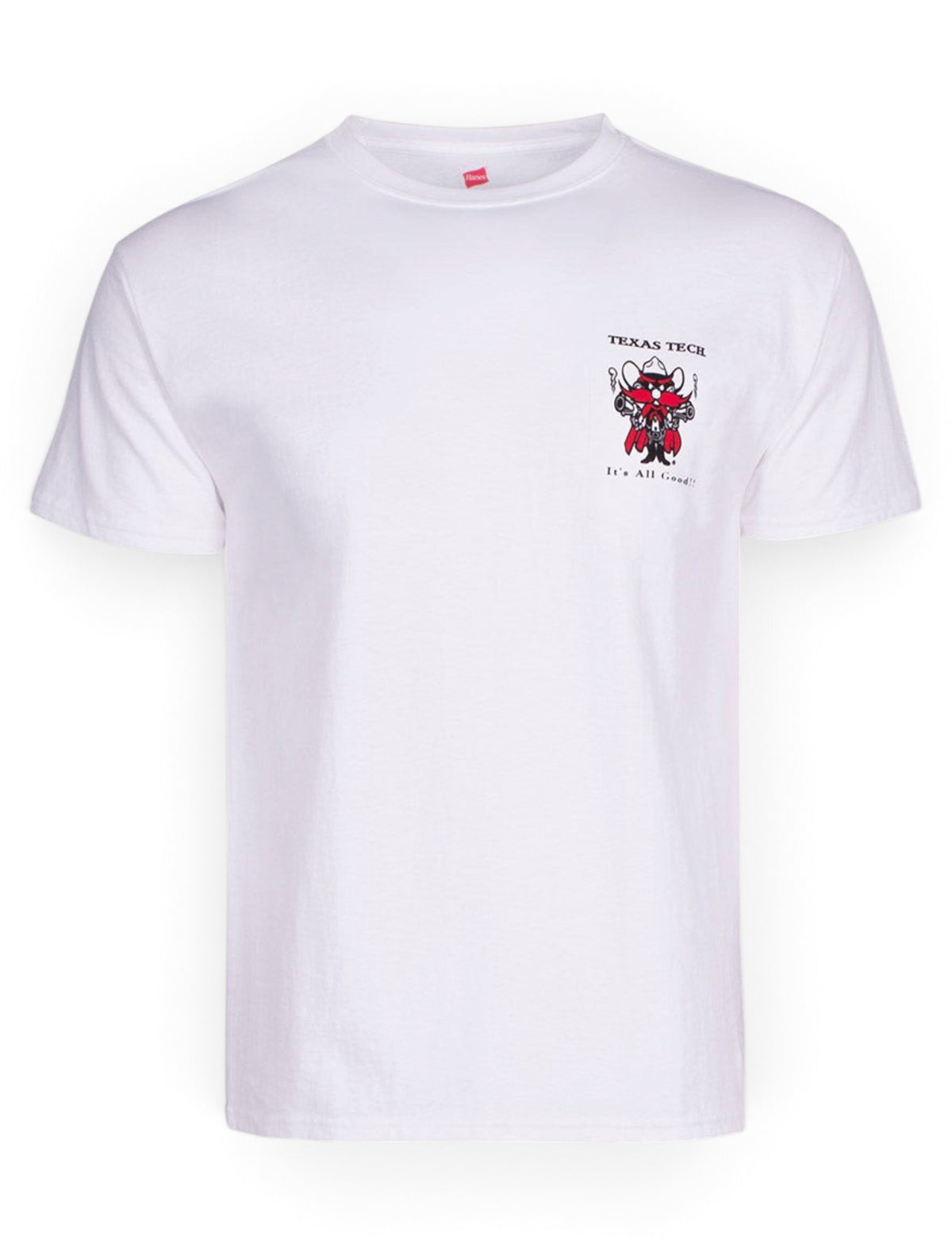 The Good The Bad The Ugly White T-Shirt - Texas Tech – Back view