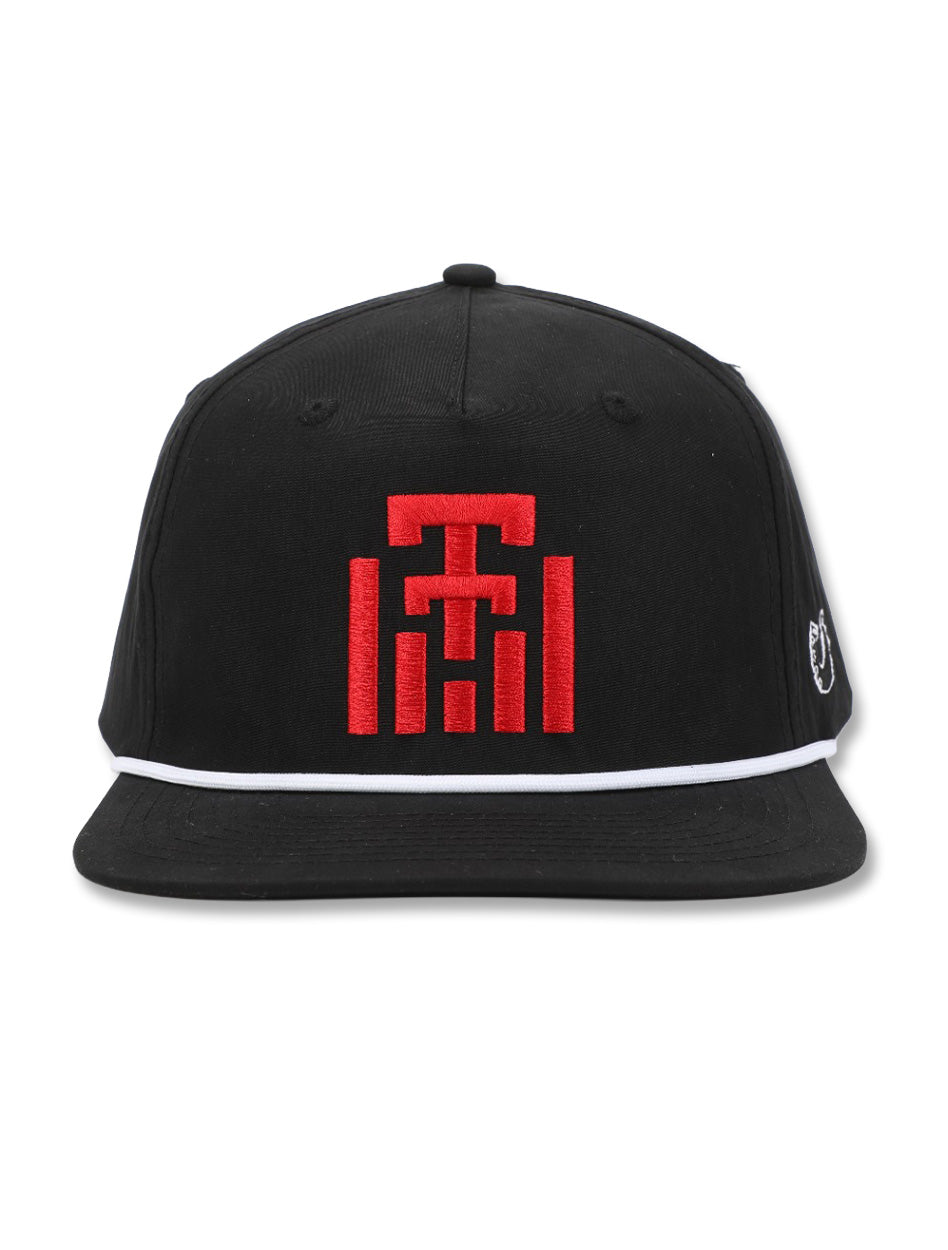 Texas Tech Dark Horse "100 Year Lines" Black Vintage Snapback Cap