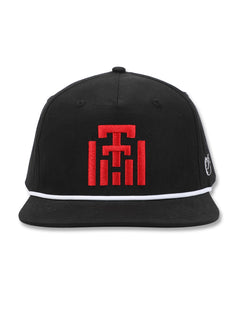 Texas Tech Dark Horse "100 Year Lines" Black Vintage Snapback Cap