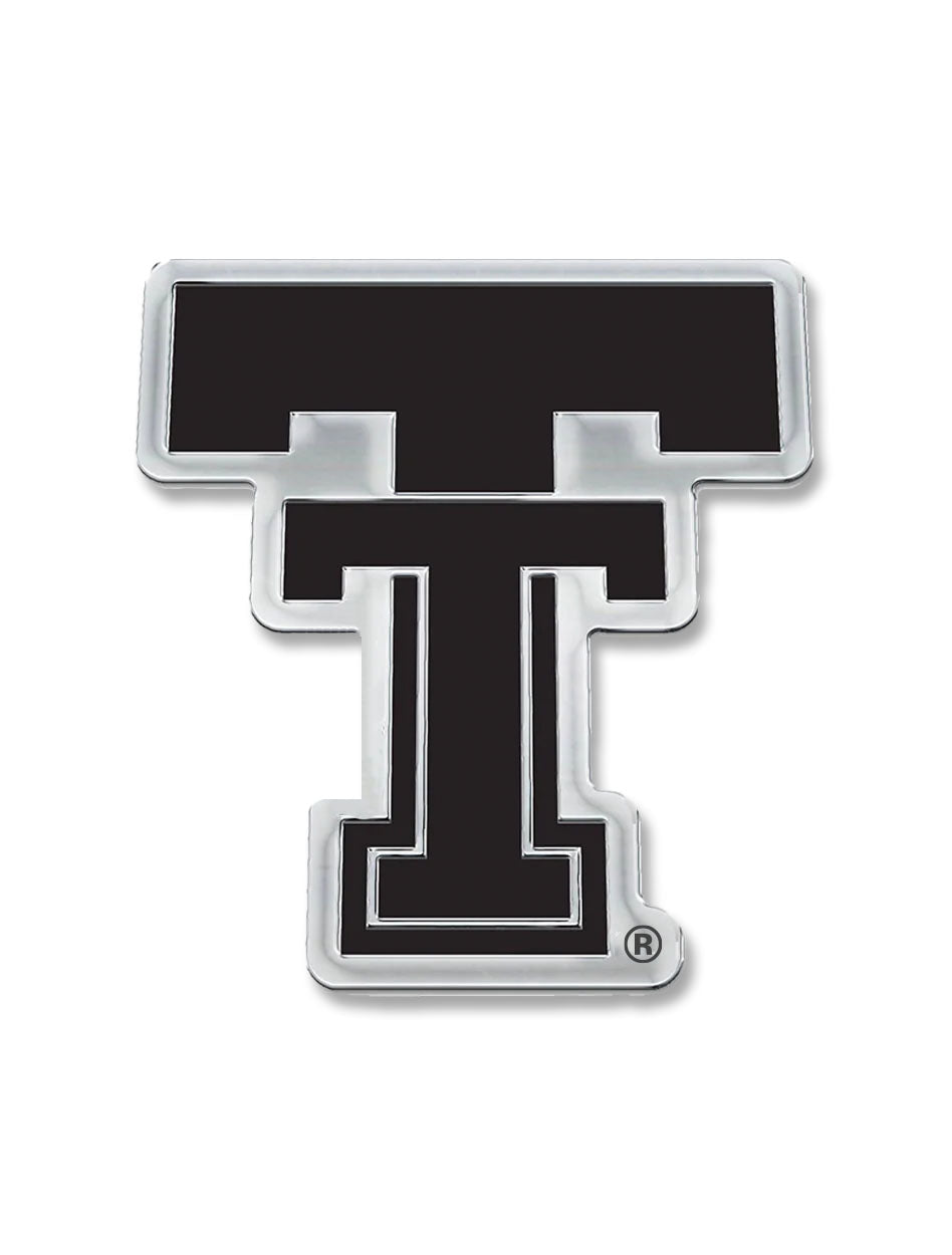 Texas Tech Red Raiders "Throwback Vault Double T" Car Emblem