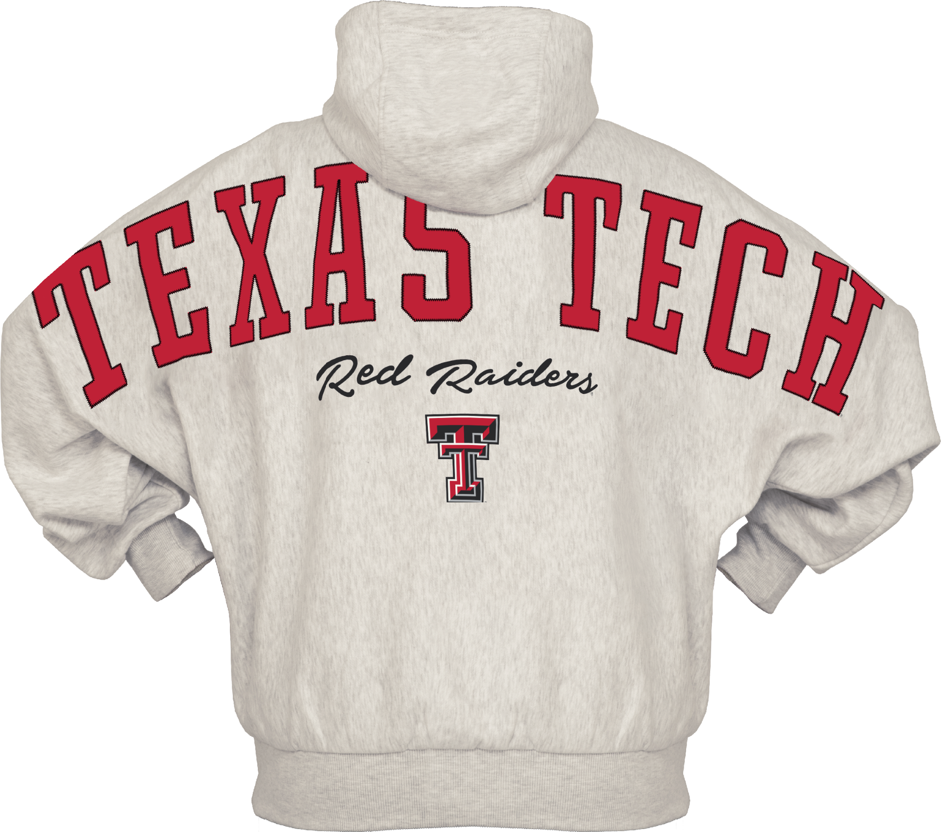 Texas Tech Press Box "Fairborne" Oversized Full Zip Hoodie