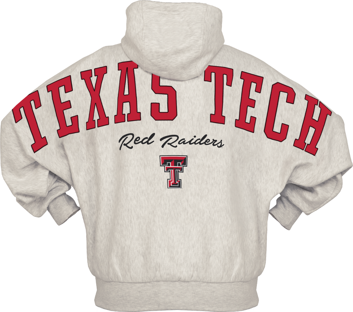 Texas Tech Press Box "Fairborne" Oversized Full Zip Hoodie
