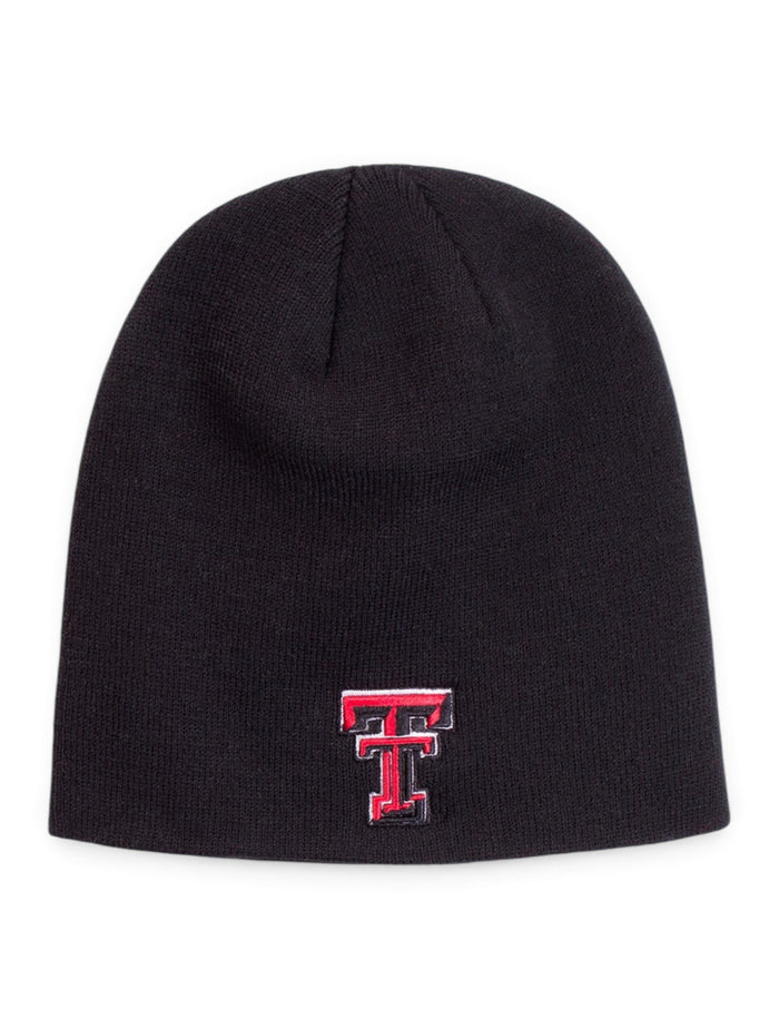 Top of the World Texas Tech "Classic" Black Beanie – Front view