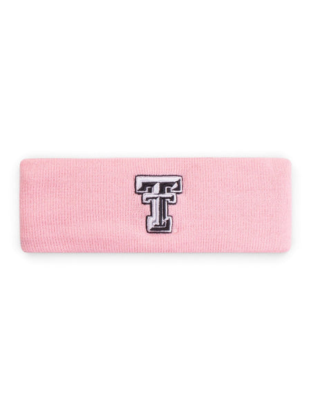 Top of the World Texas Tech Double T Pink Headband – Front view