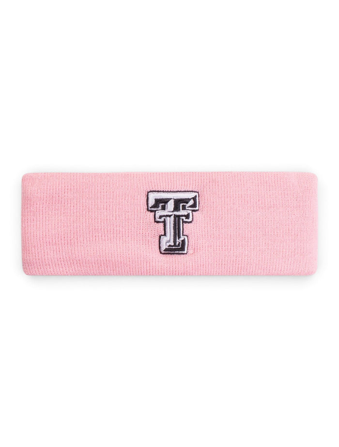 Top of the World Texas Tech Double T Pink Headband – Front view
