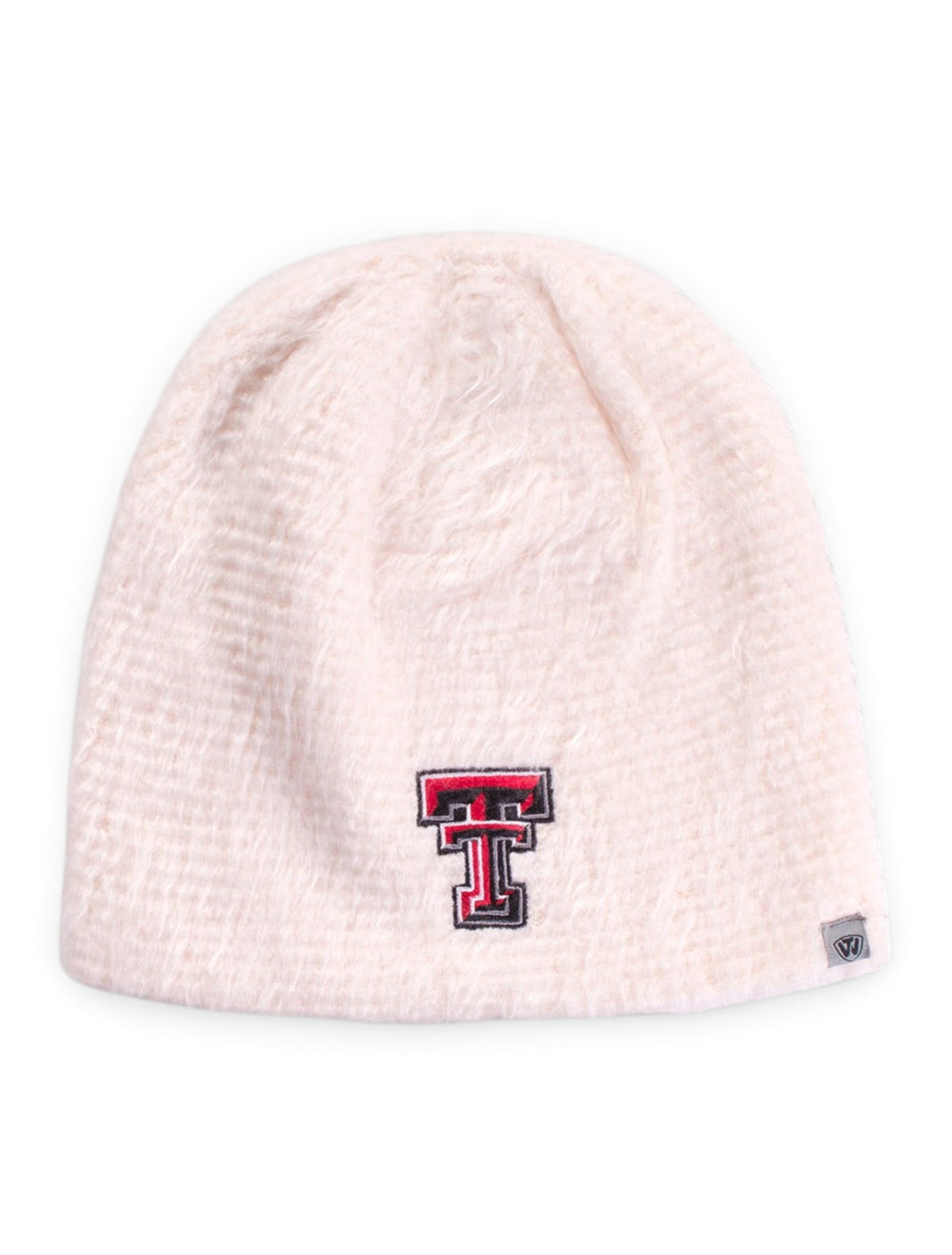 Top of the World Texas Tech Fluffy Monster YOUTH Beanie – Front view