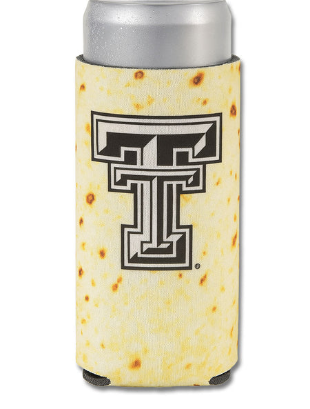 Texas Tech Double T "Tortilla" Slim Can Cooler