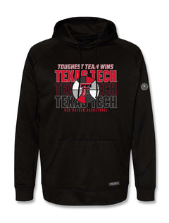 Texas Tech Dark Horse  "Toughest Town" Basketball Motion Fit Hoodie