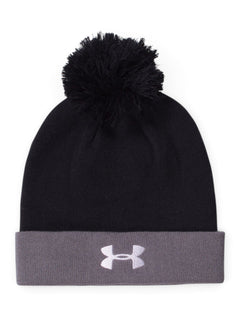 Under Armour Texas Tech Black Cuff Beanie – Grey side view