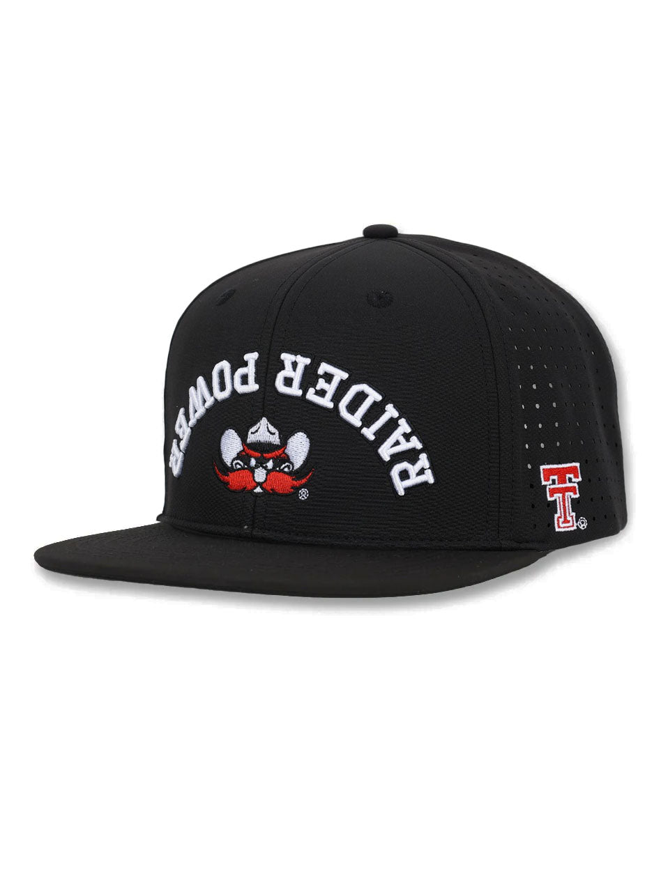 Texas Tech Dark Horse Raider Power "Upside Down" Sport Snapback Cap