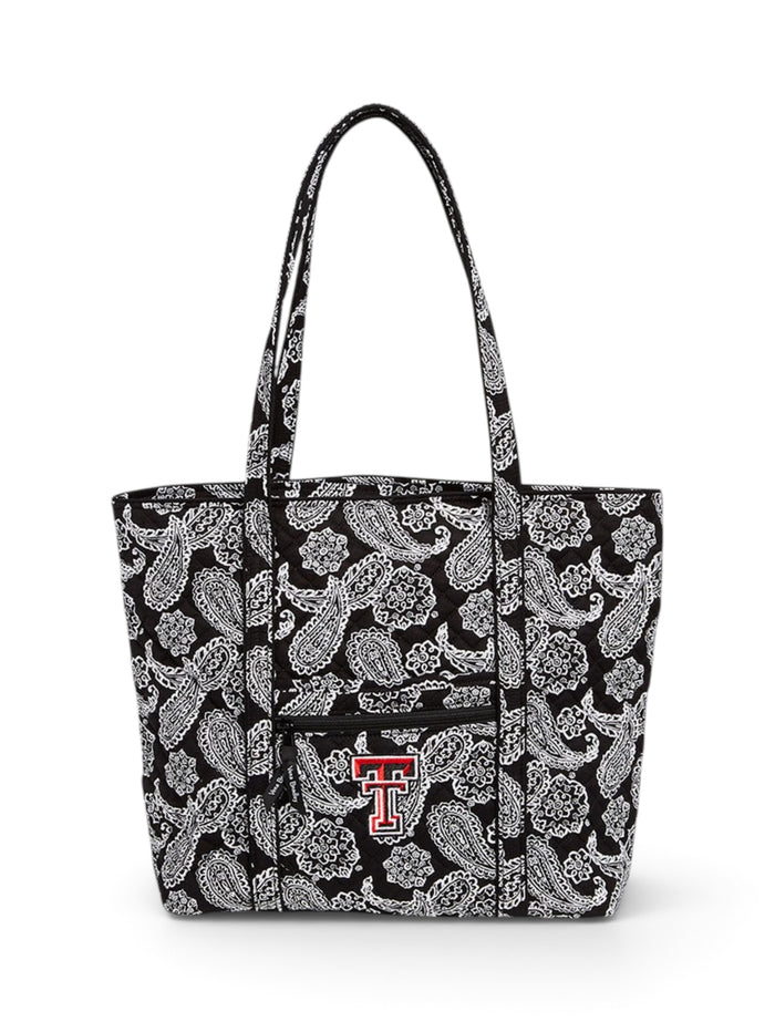 Vera Bradley Texas Tech Red Raiders Paisley Tote – Front view