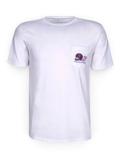 Vineyard Vines Texas Tech Red Raiders Football Whale with Helmet T-Shirt – Side view