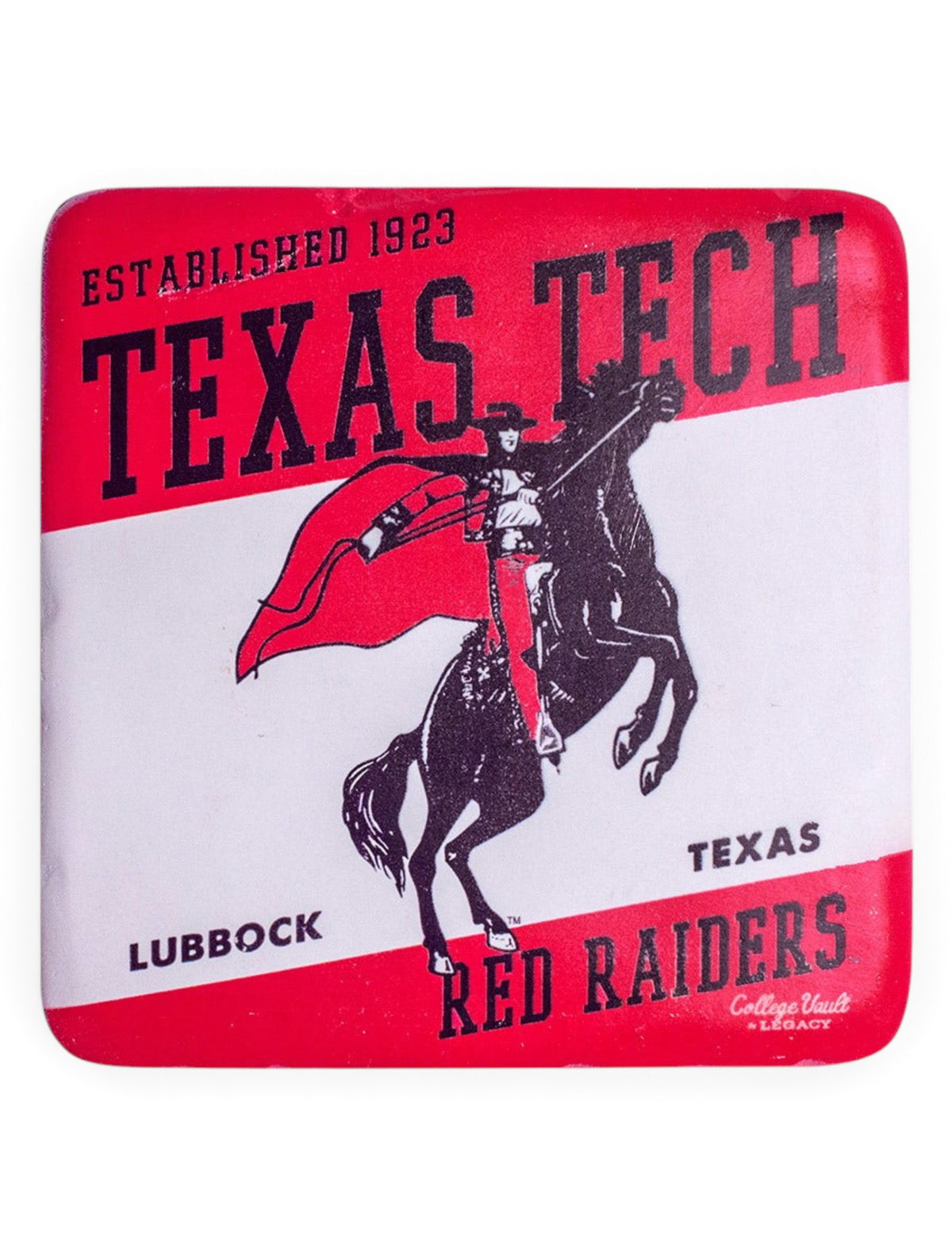 Vintage Masked Rider Texas Tech Trivet – Front view