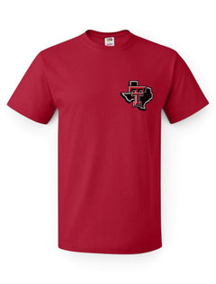 We Call It A Hamburger Red T-Shirt - Texas Tech – Back view