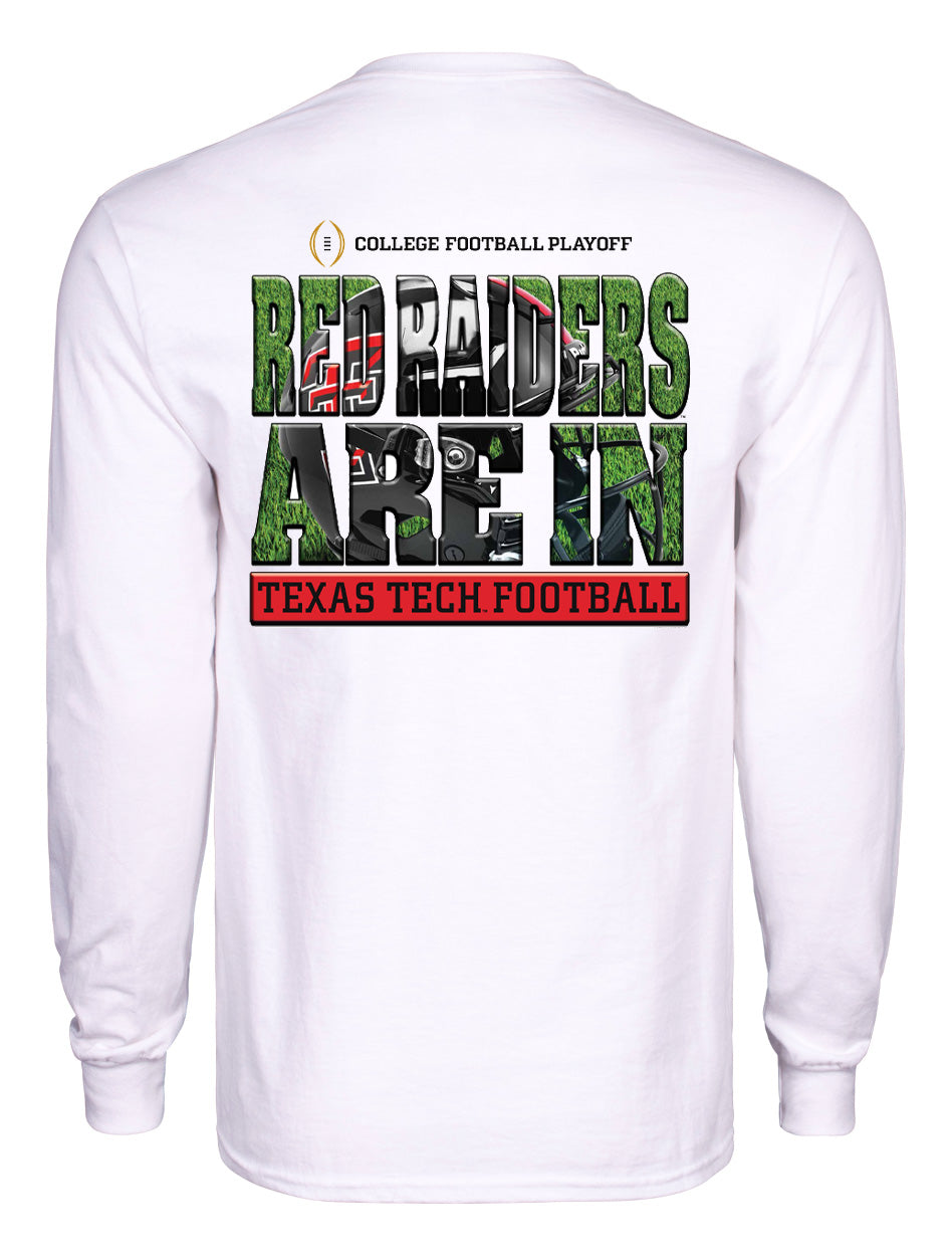 Texas Tech 2025 CFP - Long Sleeve - We Are In - WHITE