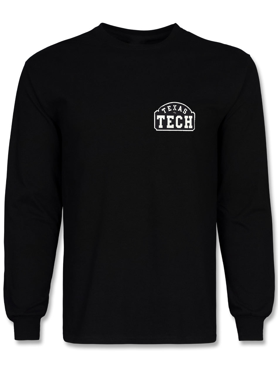 Texas Tech Dark Horse "Western Skully" Long Sleeve T-Shirt