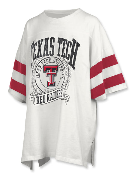 Texas Tech "Floyd" Double Stripe Oversized Top