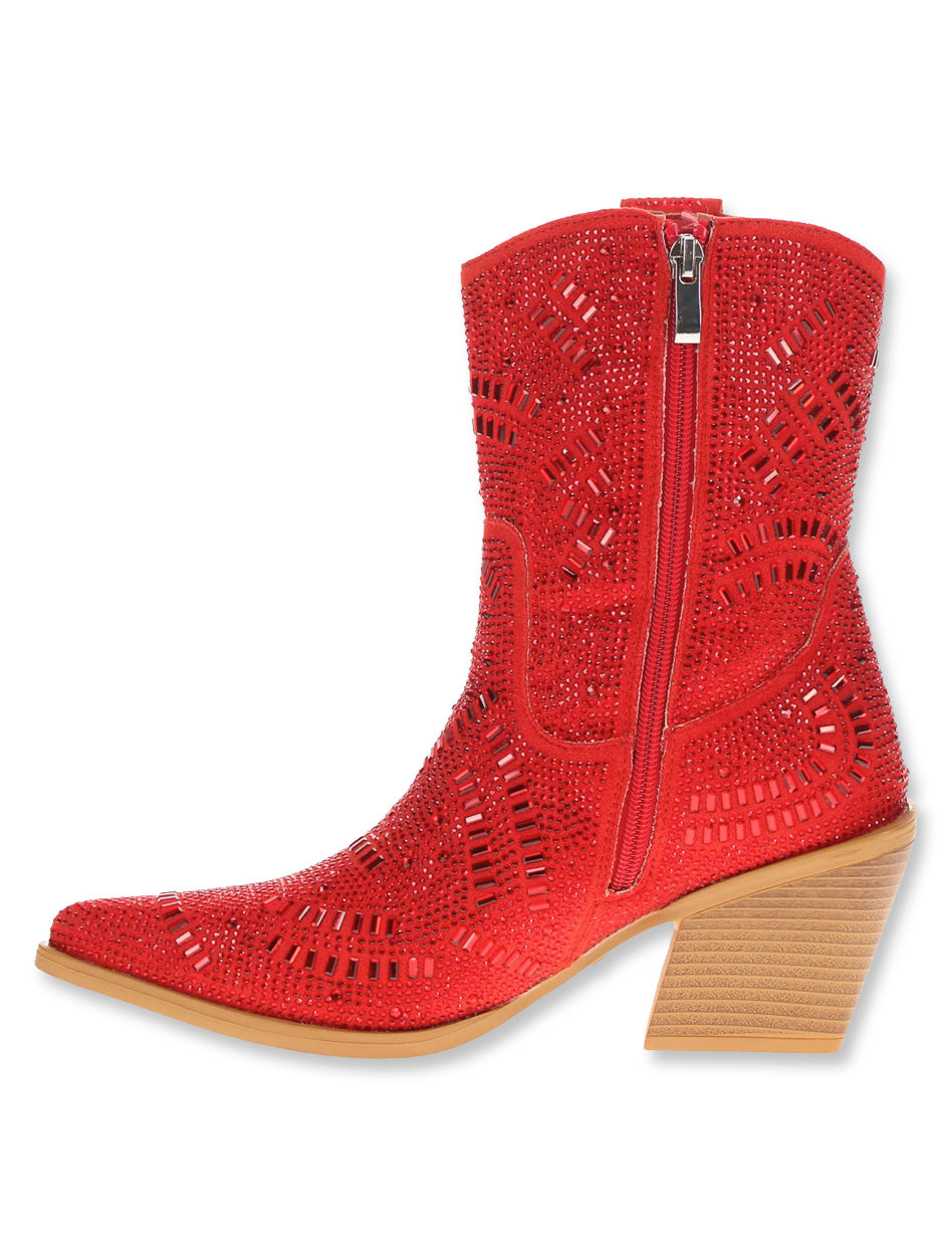Vaccari "Sadie" Rhinestone Bootie