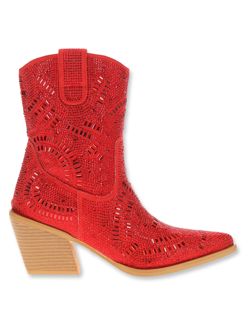 Vaccari "Sadie" Rhinestone Bootie