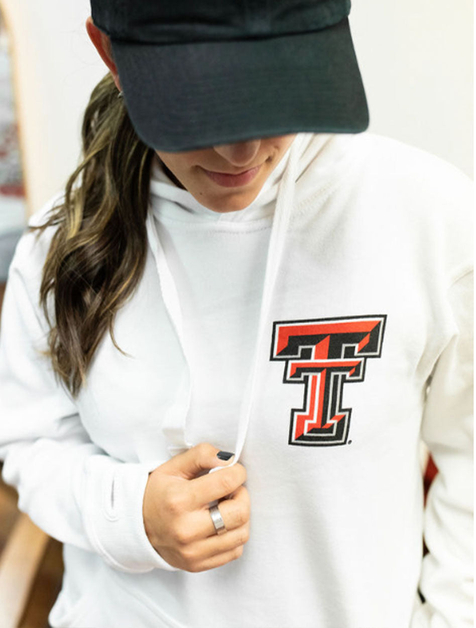 Texas Tech Press Box "Starbright" Hooded Oversized Fleece