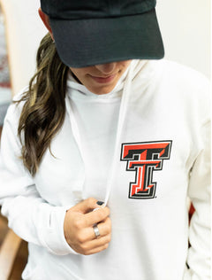Texas Tech Press Box "Starbright" Hooded Oversized Fleece