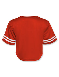 Texas Tech Hype & Vice Cropped Baseball Jersey