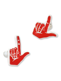 Texas Tech Guns Up Stud Earrings