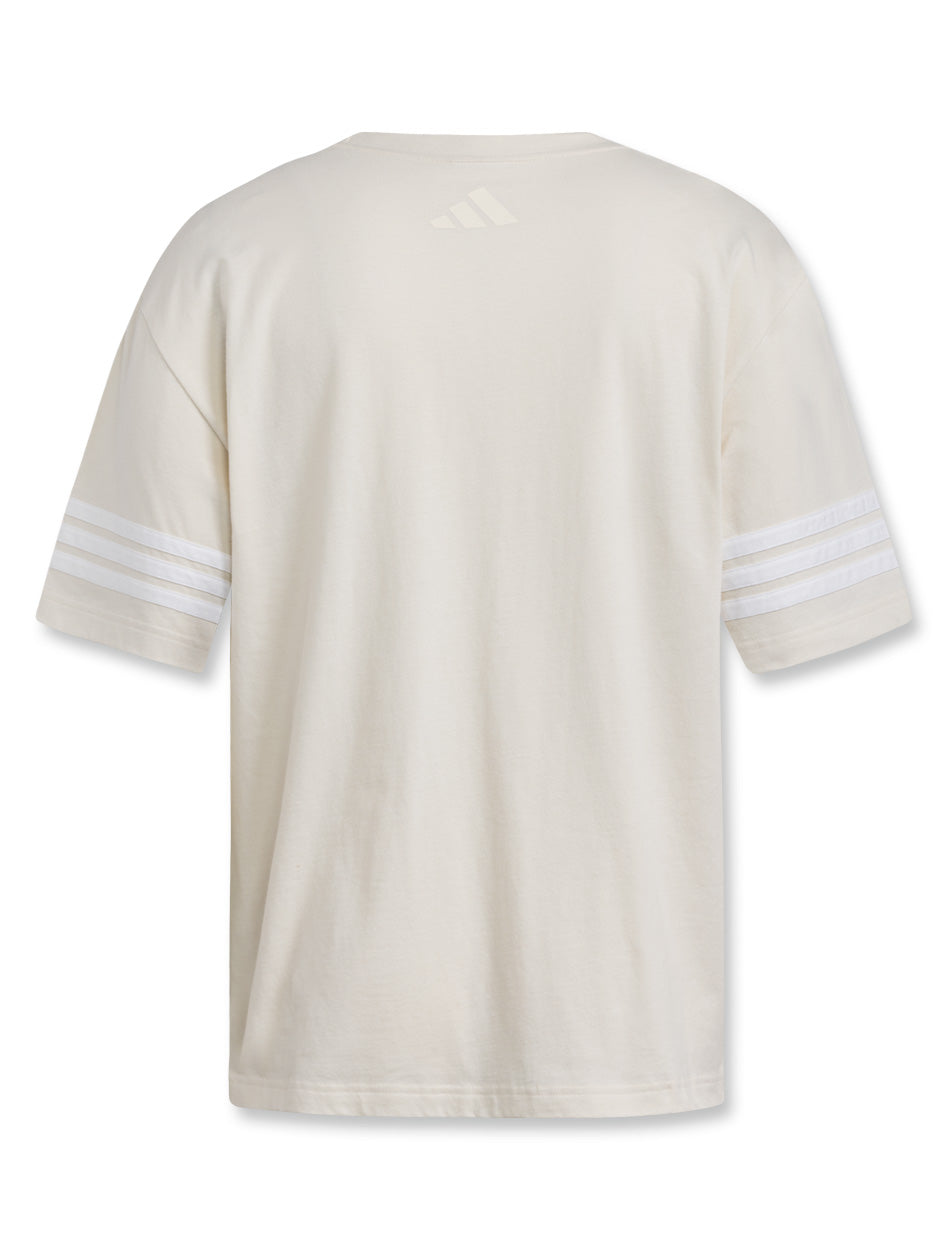 Adidas Texas Tech Women's 3 Stripe Red Raiders Short Sleeve Tee