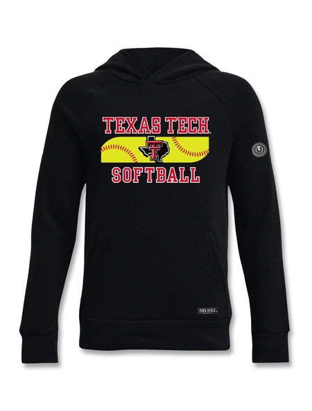 Texas Tech Dark Horse MotionFit "Inspo" Softball Youth Athletic Fabric Hoodie