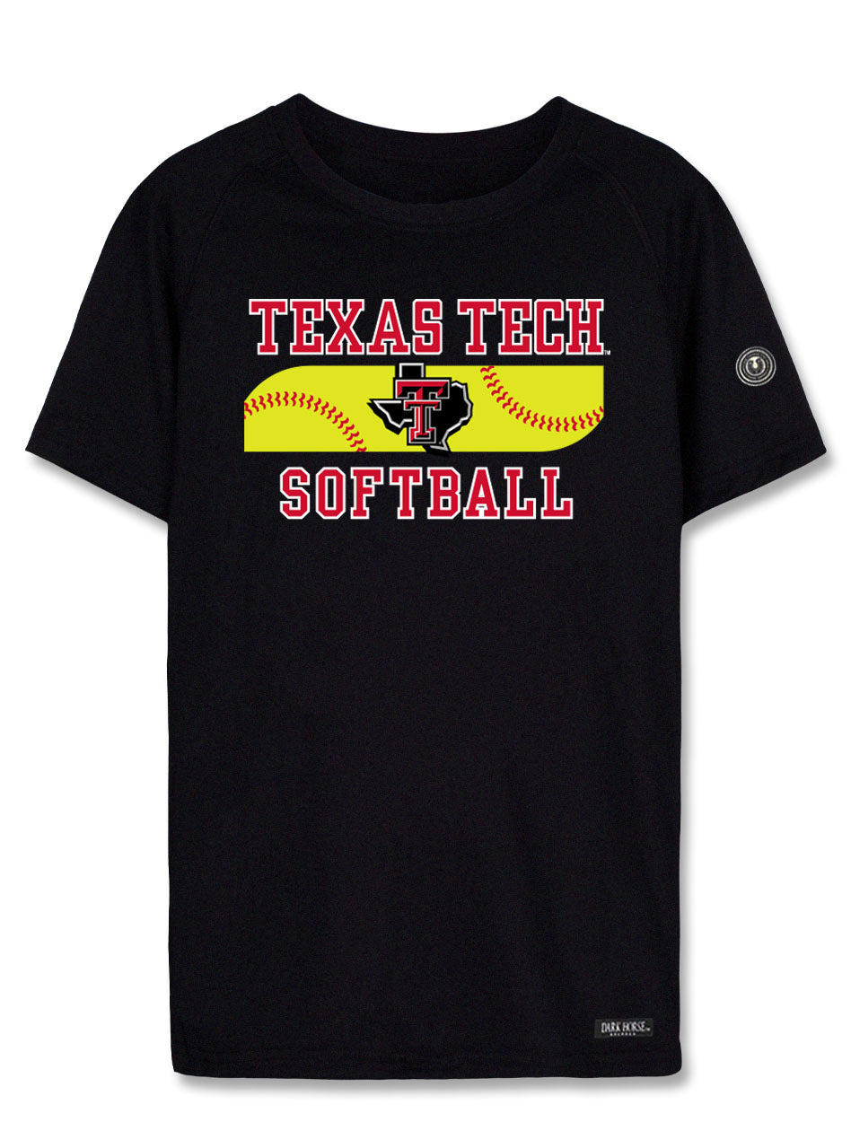 Texas Tech Dark Horse MotionFit "Inspo" Softball Youth Short Sleeve T-Shirt