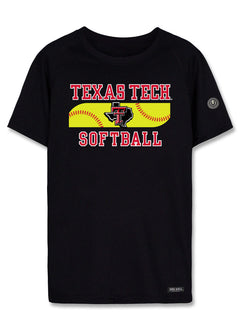 Texas Tech Dark Horse MotionFit "Inspo" Softball Youth Short Sleeve T-Shirt