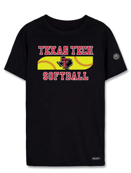 Texas Tech Dark Horse MotionFit "Inspo" Softball Youth Short Sleeve T-Shirt