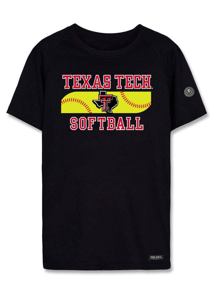 Texas Tech Dark Horse MotionFit "Inspo" Softball Youth Short Sleeve T-Shirt
